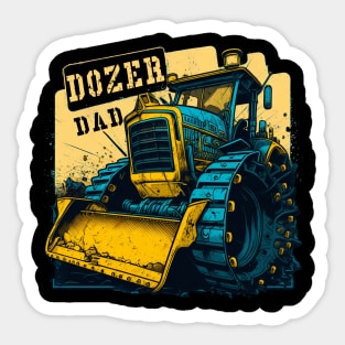 Dozer Dad Sticker